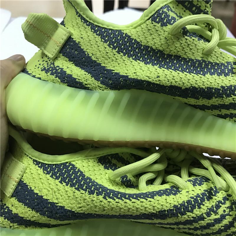 PK God Yeezy 350 V2 Semi Frozen Yellow/Raw Steel WITH REAL PREMEKNIT FROM HUAYIYI WHICH OFFER PRIMEKNIT TO ADIDAS DIRECTLY